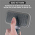 Cat and Dog Grooming Brush - Slicker Brush for Grooming, Gently Removes Loose Undercoat, Pet Massage Tool (Black, Gray)