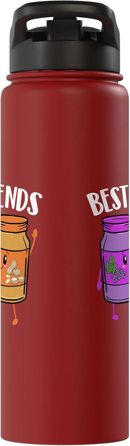 Peanut Butter Shirts Best Friends - Peanut Butter Lover Jelly Stainless Steel Insulated Water Bottle