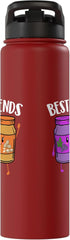 Peanut Butter Shirts Best Friends - Peanut Butter Lover Jelly Stainless Steel Insulated Water Bottle