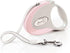 Flexi Style Retractable Dog Leash - 10 ft, Ergonomic, Durable, Tangle Free for Small Dogs, Pink/Rose