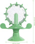 Ipetboom 2Pcs 360 Interactive Pet Windmill Toy Treat Dispenser Slow Food Puzzle for Cats and Dogs Degree Rotating Iq