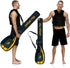 Z&J SPORT Outrigger Canoe Paddle Bag with Adjustable Shoulder Strap and Multi-Pocket Cover