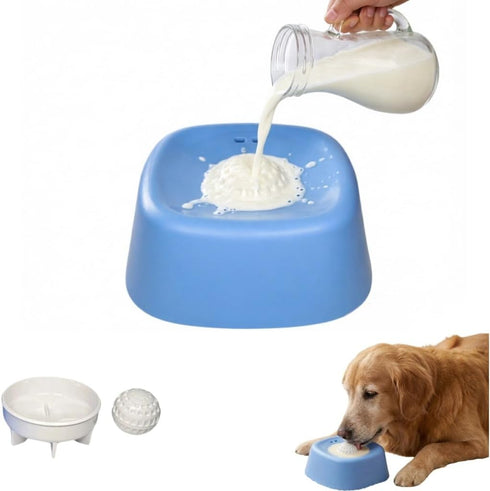 Generic Slow Feeder Lick Bowl for Liquid Dog Treats - Spill-Resistant Lick Mat