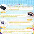 Sumind 18 Pcs Dog Birthday Party Supplies, Pet Birthday Bandana, Balloon Banner, Hat with 0-8 Figures, Touch Ink Pad,