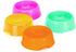 5Pcs/Set Plastic Candy Color Pet Food Water Bowl, Random Color for Cat Dog Puppy Rabbit