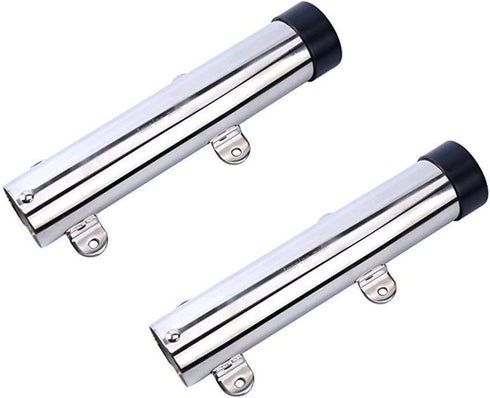 2Pcs 7643sh1 Amarine Made Boat Fishing Rod Holder, Stainless Steel Fishing Pole Holder, Side / Transom Mounted Rod