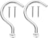 VANZACK 2 Sets Wear Resistant Multi Function Billiard Cue Hook Snooker Table Hook