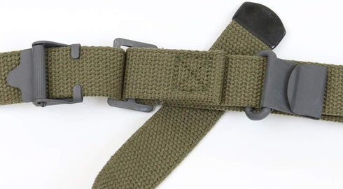 Green Web Sling M1 Garand US GI Pattern, Two Point OD Cotton, Made in USA