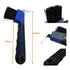 WHZAZGW 2 Pieces Horse Hoof Pick Brush with Soft Touch Rubber Handle, Portable Hoofpick in Random Colors