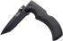 Scipio Folding Pocket Knife, Pocket Clip, Rubber Handle for Men and Women, Black