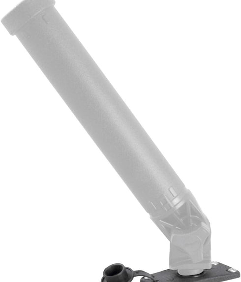 Scotty #0244-BK Flush Deck Mount with Rain Cap