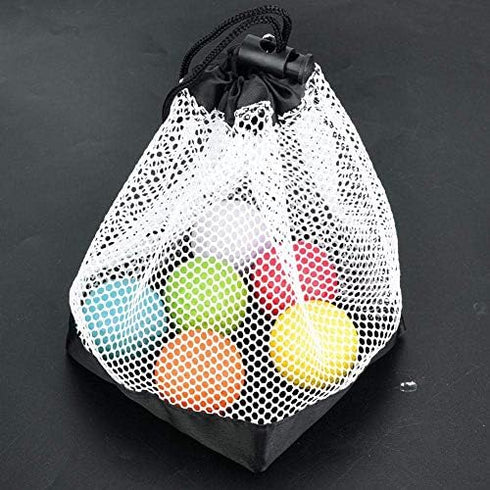 Nylon Mesh Drawstring Ball Bag Pouch for 36 Balls Storage Holder Accessory