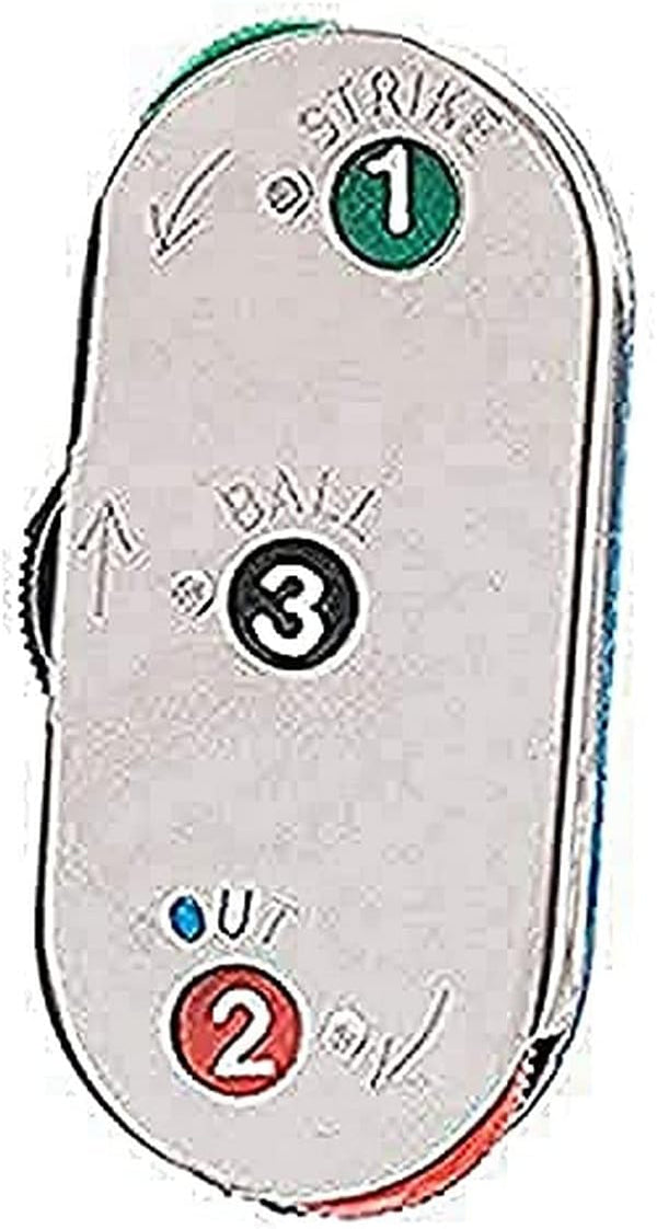 MacGregor Steel Umpire Indicator, 3 x 1.5 x 0.5
