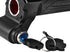 Waterproof Electric Bike Grip, 1 Pair Throttle Handlebar Grip with LED Display for Electric Cars, Bikes, Scooters