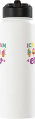 Cute Ice Cream Lover Boy Girl HS0 Ice Cream Cone Ice Cream Crew Stainless Steel Insulated Water Bottle