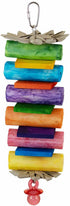 Super Bird Creations SB1199 Sola Balsa Stack Bird Toy, Wooden Enrichment Toys for Small/Medium Birds