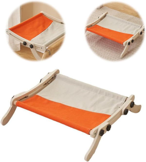 IDEALHOUSE Cat Window Sill Perch, Cat Window Hammock Load Capacity 18Kg and