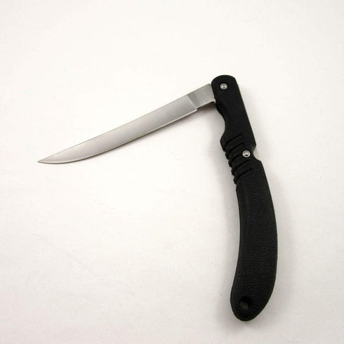 Szco Supplies 12.5" Folding Sport Fish Fileting Knife, Black