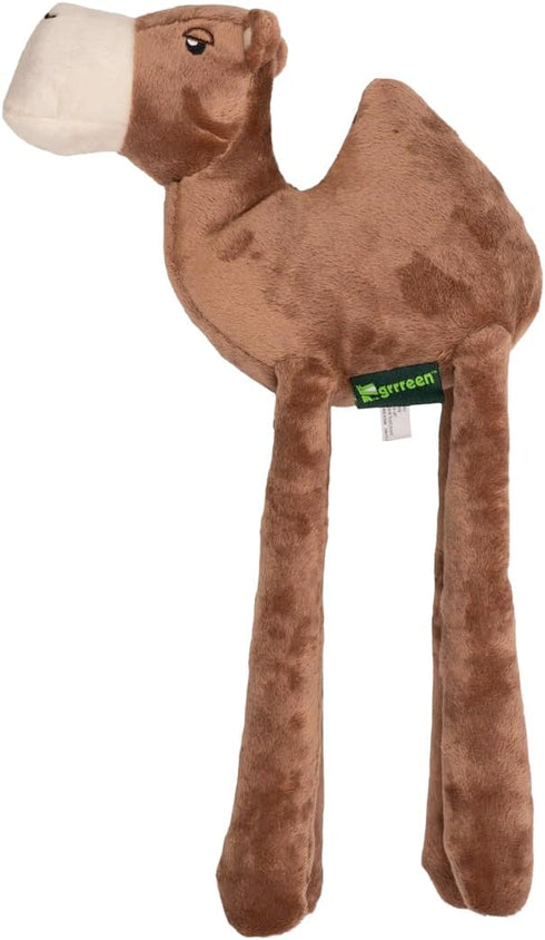 Stuffed Camel Plush Toy for Large Dogs | Cute Durable Squeaky Chew Toys for Puppies and Adult Dogs