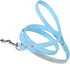 Scicalife PU Leather Dog Leash, Colorful Walking Leash with Sparkly Studded Rhinestone for Cats or Dogs (Blue)