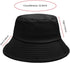 PFFY Cotton Bucket Hat for Women Men, Summer Sun Beach Fishing Cap