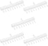 uxcell 8mm to 4mm 10 Way Aquarium Air Line Tubing Splitter Connector, Fish Tank Plastic Air Flow Divider (5pcs).