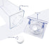 FveBzem 33oz (1000mL) Milk Carton Water Bottle Plastic Square Milk Bottles No BPA Leakproof Water Bottle Portable