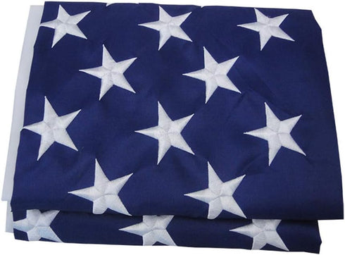 U.S. 50 Star Sewn Boat Flag, 16 x 24 inch Yacht Boat Ensign Nautical US American Flag with Sewn Stripes