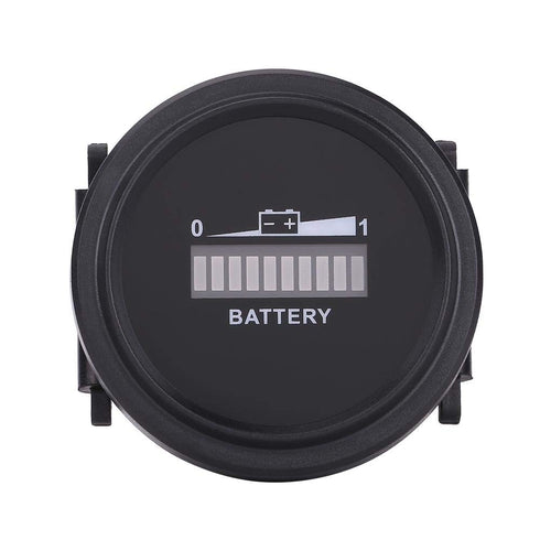 Golf Cart Battery Indicator 12V/24V/36V/48V/72V LED Digital DC Electricity Meter for Golf Carts