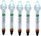 UCCKEYI 5-Pack Floating Glass Aquarium Thermometer with Suction Cup Fish Tank Aquarium Thermometer