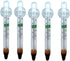 UCCKEYI 5-Pack Floating Glass Aquarium Thermometer with Suction Cup Fish Tank Aquarium Thermometer