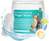 PITHER Dog Teeth Cleaning Wipes, Disposable Gentle Dental Finger Wipes for Dogs & Cats, 50 Counts for Freshening Breath