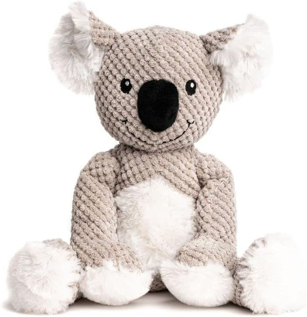 fabdog Large Koala Floppies Plush Dog Toy - Cute & Durable Squeaky Toy for Puppies and All Breeds