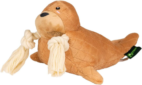 Stuffed Walrus Plush Toy for Dogs, Cute Durable Animal Chew Toy, Eco-Friendly Materials for Puppies and Adult Dogs