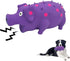 Andiker Dog Squeaky Toy, Dots Latex Chew Toys with Oinks Sound, Durable 8" Dog Squeeze Toy for Boredom