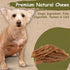Top Dog Chews Flat Turkey Tendons for Dogs, 1LB (16 OZ), Made in The USA, 100% Natural Chew Treats
