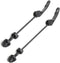 Road Mountain Bicycle MTB Wheel Hub - Front and Rear Skewers Quick Release Skewer Clip Bolt Lever Axle QR