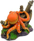 Small Aquarium Decoration, Cute Octopus Design Fish Tank Ornament for Mini 5-10 Gallon Fish Turtle Tank