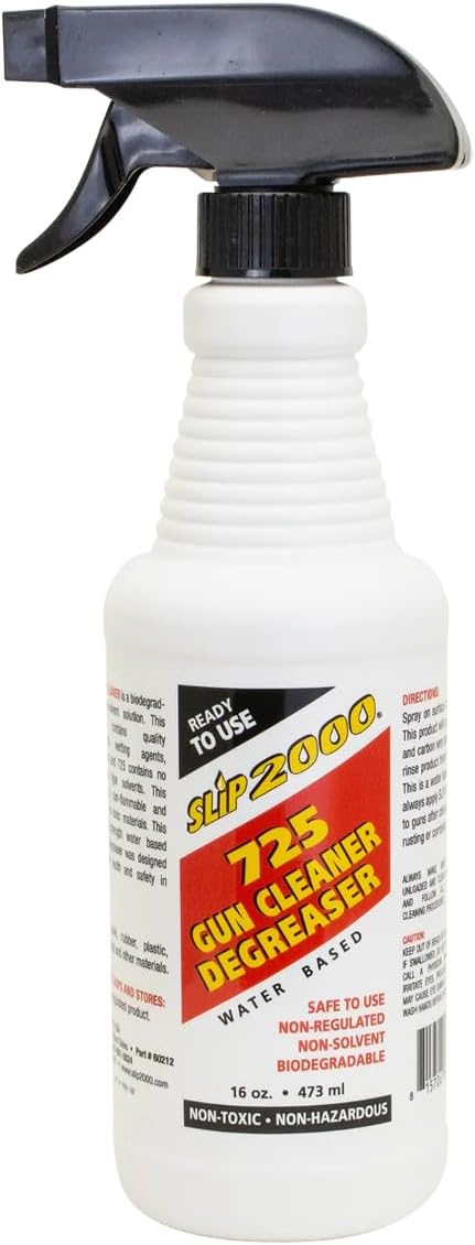 SLIP 2000 725 Gun Cleaner and Degreaser, Removes Deposits of Carbon, Grease,