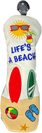 Hybrid/Utility Head Cover, Head Covers for Women & Men (Life's A Beach)