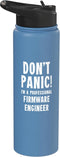 IT Department Staff Gifts & T-Shirts Firmware Engineer Stainless Steel Insulated Water Bottle