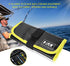 Waterproof Fishing Jig Bag, Soft Case for Fishing Lure Storage, Fishing Equipment Accessory (Yellow)