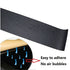 ZUEXT 11" x 44" Black Skateboard Grip Tape Sheet, Waterproof Bubble Free Black Scooter Griptape for Longboard