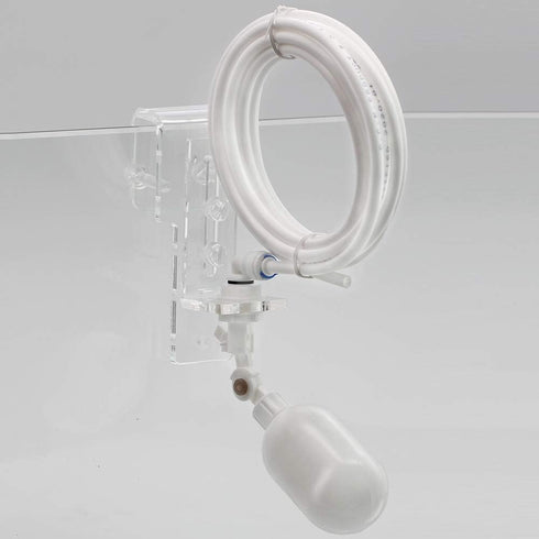 ZAOJIAO Auto Water Filler Solution - Adjustable Float Valve + 1/4" Tube 3 Meters for Aquarium Sump, PE White