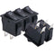 Twidec 5Pcs Rocker Switch 2 Pins 2 Position ON/Off AC 15A/125V 20A/12VDC SPST Car Boat Black Toggle Switch