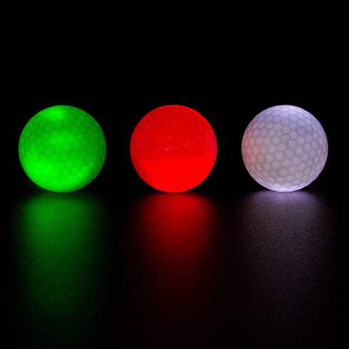 THIODOON Glow in The Dark Golf Balls, Light Up LED Golf Balls Night Golf Gift Set for Men, Kids, Women (6 Pack, 6