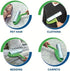 Leo Large 10-Inch Wide Lint Roller Refills, 25 Sheets with Extendable Handle to 45 Inch for Household Cleaning