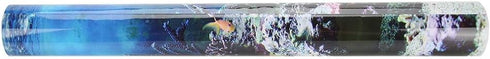 Aquarium Background Poster, 3D Effect PVC Adhesive Underwater Coral Reef Decor, Cling Decals Sticker (76x30cm)