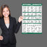 QUICKFIT Kettlebell Workout Exercise Poster | Illustrated Guide | Laminated, 18" x 24"