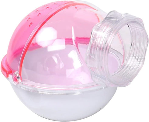 Small Animal Bath House, Acrylic Hamster Bathroom Cage Toilet Bathtub Sand Bath Container, Removable, Suitable for